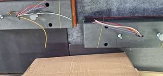 Lote de 2 faros traseros 12 V 24 V para chasis