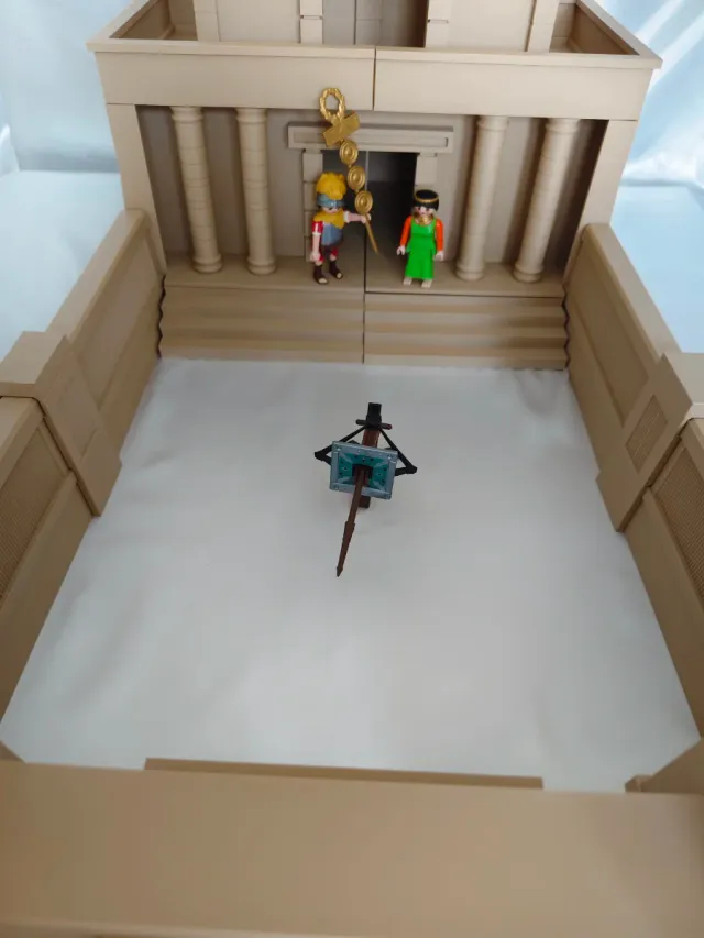 Recinto Templo Romano Playmobil Beige
