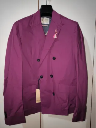 Blazer Scotch & Soda Uomo lilla Doppiopetto