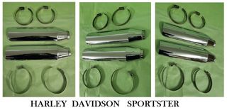 Protectores de escape Harley Davidson Sportster