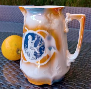 Jarra antigua vintage de 1930 porcelana victoriana