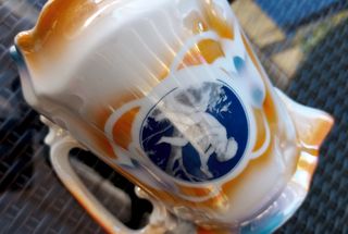 Jarra antigua vintage de 1930 porcelana victoriana