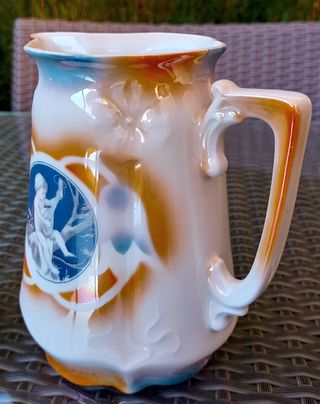 Jarra antigua vintage de 1930 porcelana victoriana