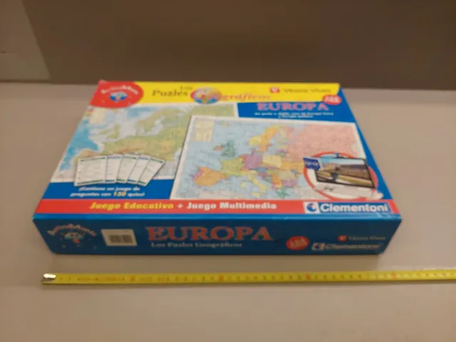Juego Puzzles Geográficos Europa Clementoni