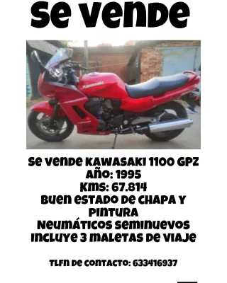 Kawasaki 1100 GPZ 1995 - 67.814 Km