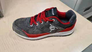 Zapatos Dunlop Talla 40 / 41 Gris/Rojo
