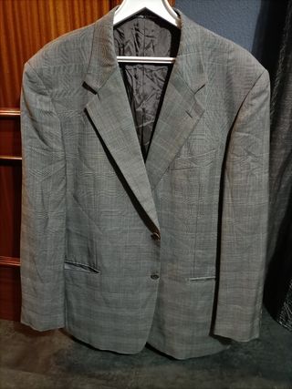 Americana Loro Piana Hombre Talla 56 Gris