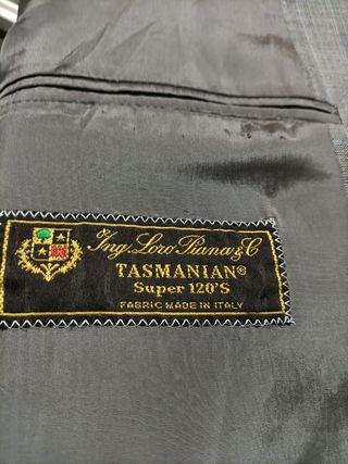 Americana Loro Piana Hombre Talla 56 Gris