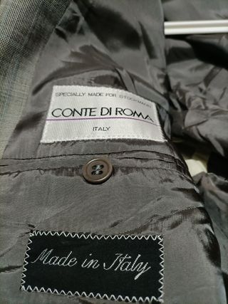 Americana Loro Piana Hombre Talla 56 Gris