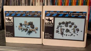 Lote Black Dog 1/48 Accesorios Modernos US
