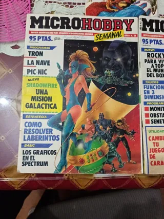 3 revistas microhobby 