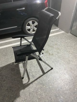 Silla plegable Midlan negra