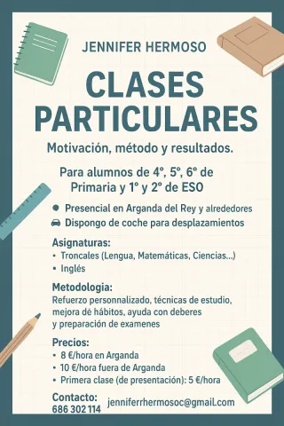 Clases Particulares Primaria y ESO