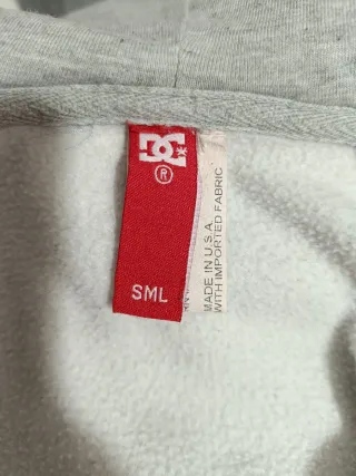 Sudadera DC Shoes Gris con Cremallera