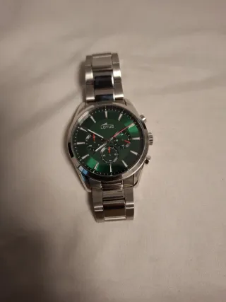 Reloj Lotus Chrono Esfera Verde
