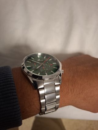 Reloj Lotus Chrono Esfera Verde