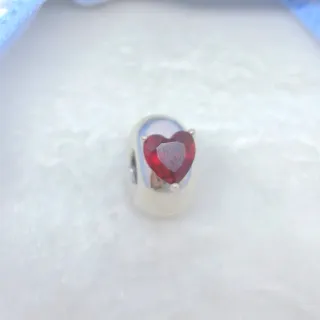CLIP CHARM CORAZON ROJO