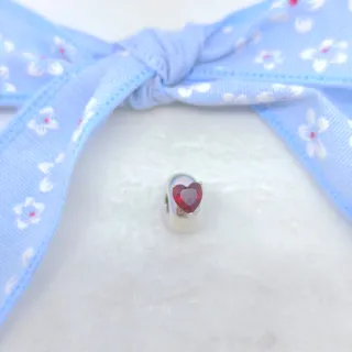 CLIP CHARM CORAZON ROJO