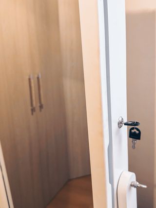 Espejo joyero blanco