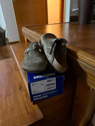 Birkenstock Boston BS Talla 39 Marrón