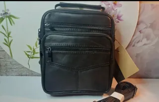 Bolso Piel Bandolera Hombre Cremallera