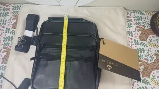 Bolso Piel Bandolera Hombre Cremallera