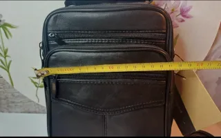 Bolso Piel Bandolera Hombre Cremallera