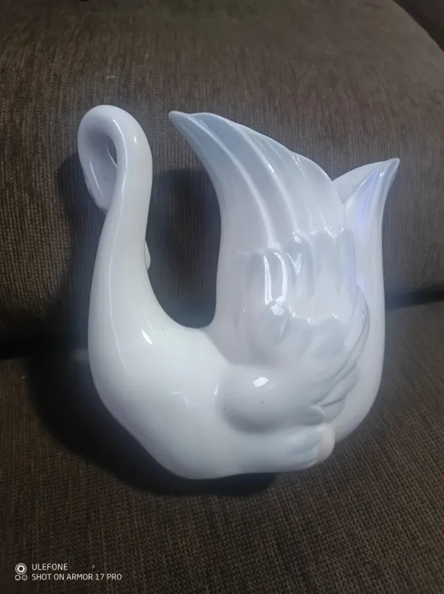 Cisne Lladro Zaphir Porcelana Blanca