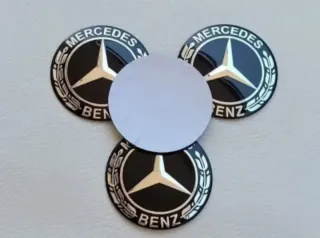 56mm Pegatinas para Tapacubos Tapabujes Mercedes