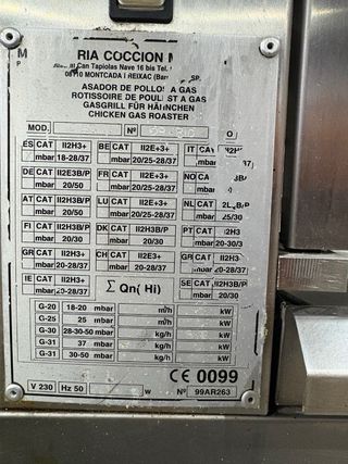 Asador de pollos MCM