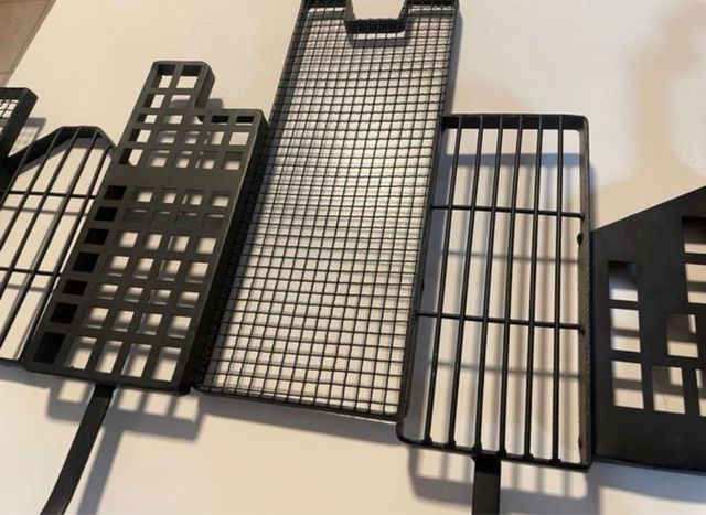 Perchero Arte Moderno Negro Metal