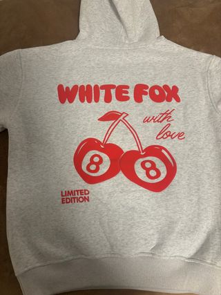 Sudadera White Fox Unisex Talla S