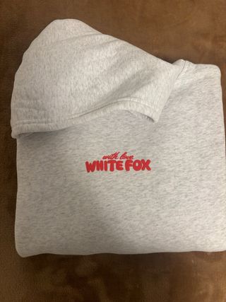 Sudadera White Fox Unisex Talla S