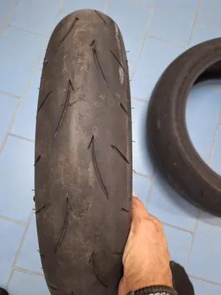 Neumáticos Moto delantero y trasero Dunlop Sportma