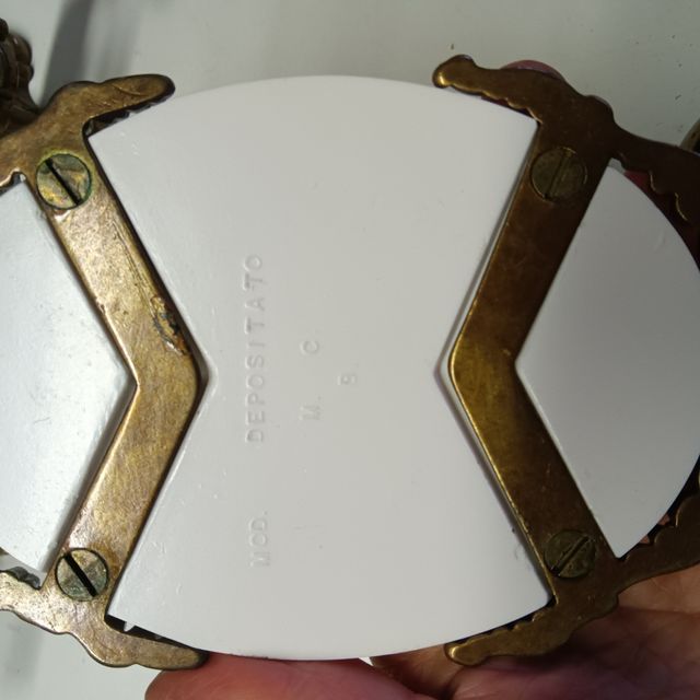 3 Appendiabiti Stile Liberty Oro/Verde