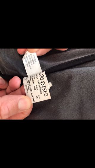 Giacca tuta sportiva Kappa SSC Napoli Tg. xl