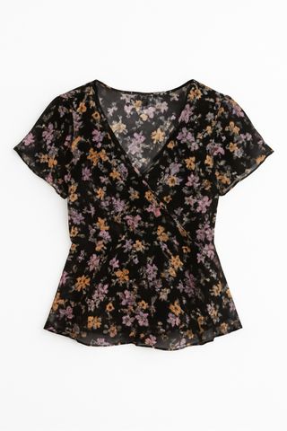 Blusa floral Zara 