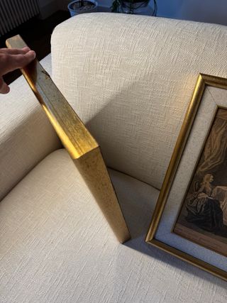 Coppia di stampe antiche incorniciate