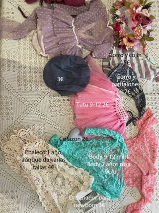 Atrezzo y vestuario para sesiones de fotos