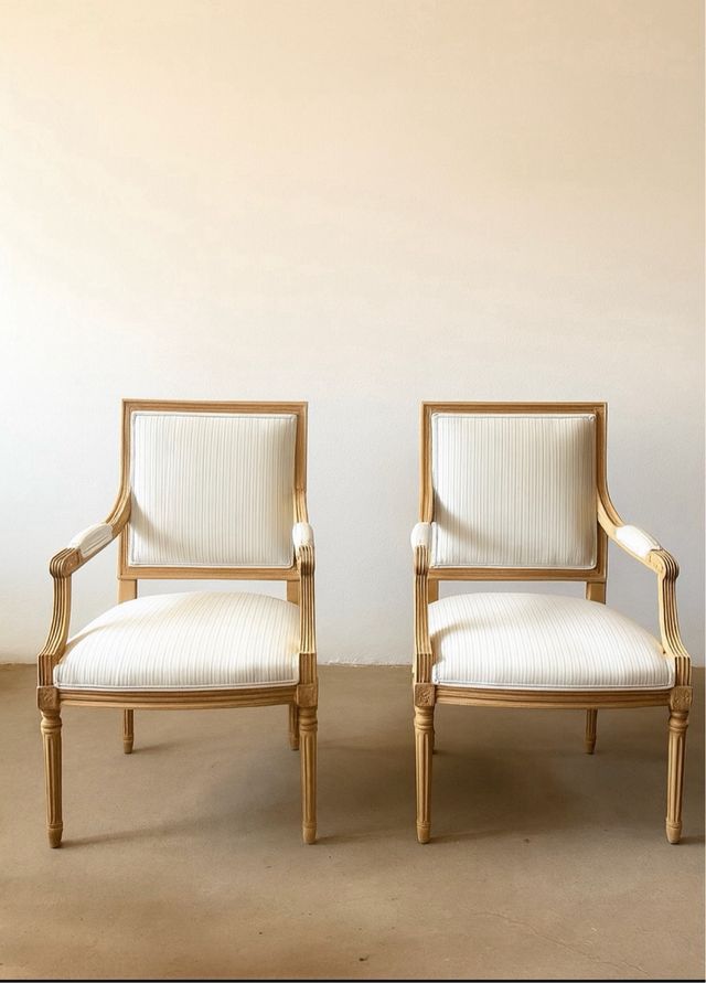 Pareja de butacas bergère francesas