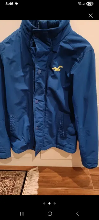 Chaqueta Azul Hollister