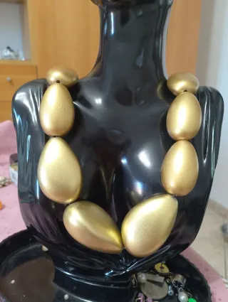 Collana vintage effetto oro