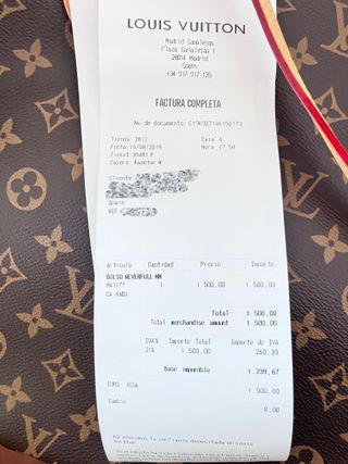 Bolso Louis Vuitton Neverfull MM