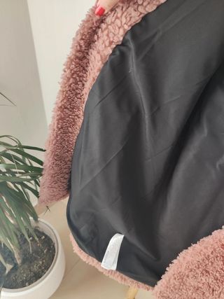 Abrigo teddy ZARA pelo rizo borrego otoño invierno