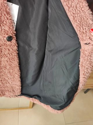 Abrigo teddy ZARA pelo rizo borrego otoño invierno
