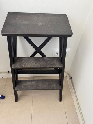 Taburete Escalera IKEA Bekvam Marrón Oscuro