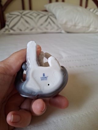 Figura Lladró Gato con Ratón