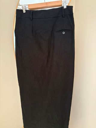 Falda Zara Negra Talla M/38/10
