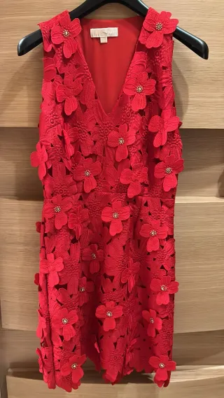Michael Kors Vestito Mini Rosso Taglia S