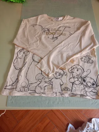 Camisetas manga larga Zara Niña T12